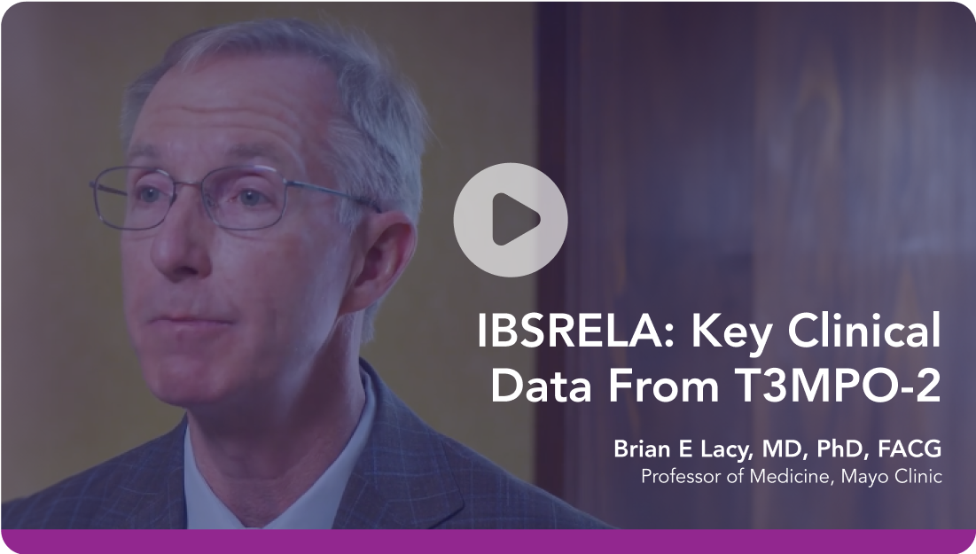 Video: IBSRELA: Key Clinical Data from T3MPO-2 - Dr Brian E Lacy