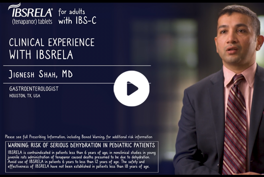 Dr. Jignesh Shah shares his clinical experience with IBSRELA and discusses how he identifies patients that may benefit from a therapy with a different mechanism of action