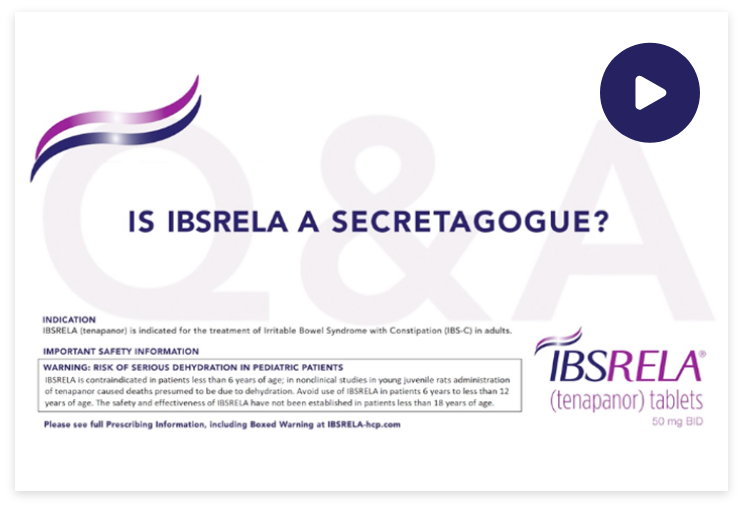 Is IBSRELA a secretagogue?