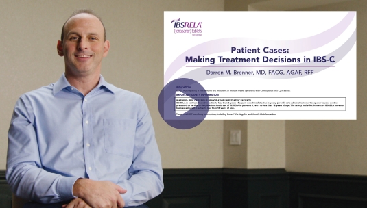 Dr. Darren Brenner presents IBS-C patient cases