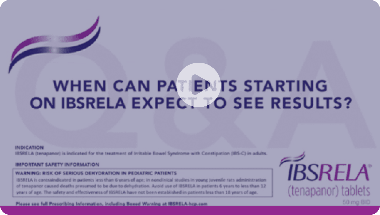 Video: When Can Patients Starting on IBSRELA Expect to See Results? - Dr Darren M Brenner