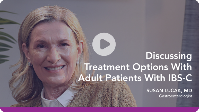 Video: Discussing IBS-C Treatment Options With Adult Patients With IBS-C - Dr Susan Lucak